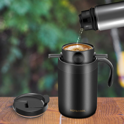 OARSE micro-mesh filter close-up delivering smooth pour-over