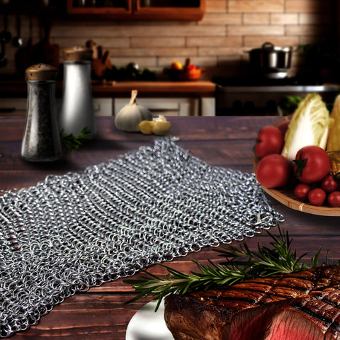 OARSE chainmail mesh design supports flexible kitchen use