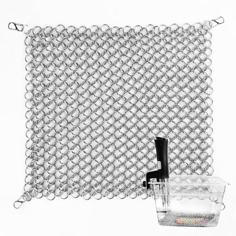 OARSE stainless steel weight sinker keeps food submerged for even cooking