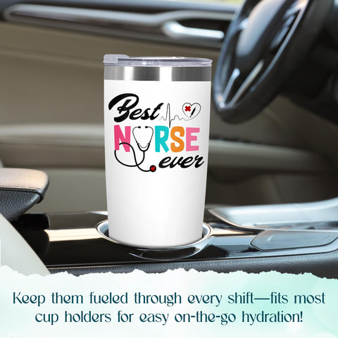 OASSIE easy-clean tumbler helps maintain fresh taste throughout long shifts.