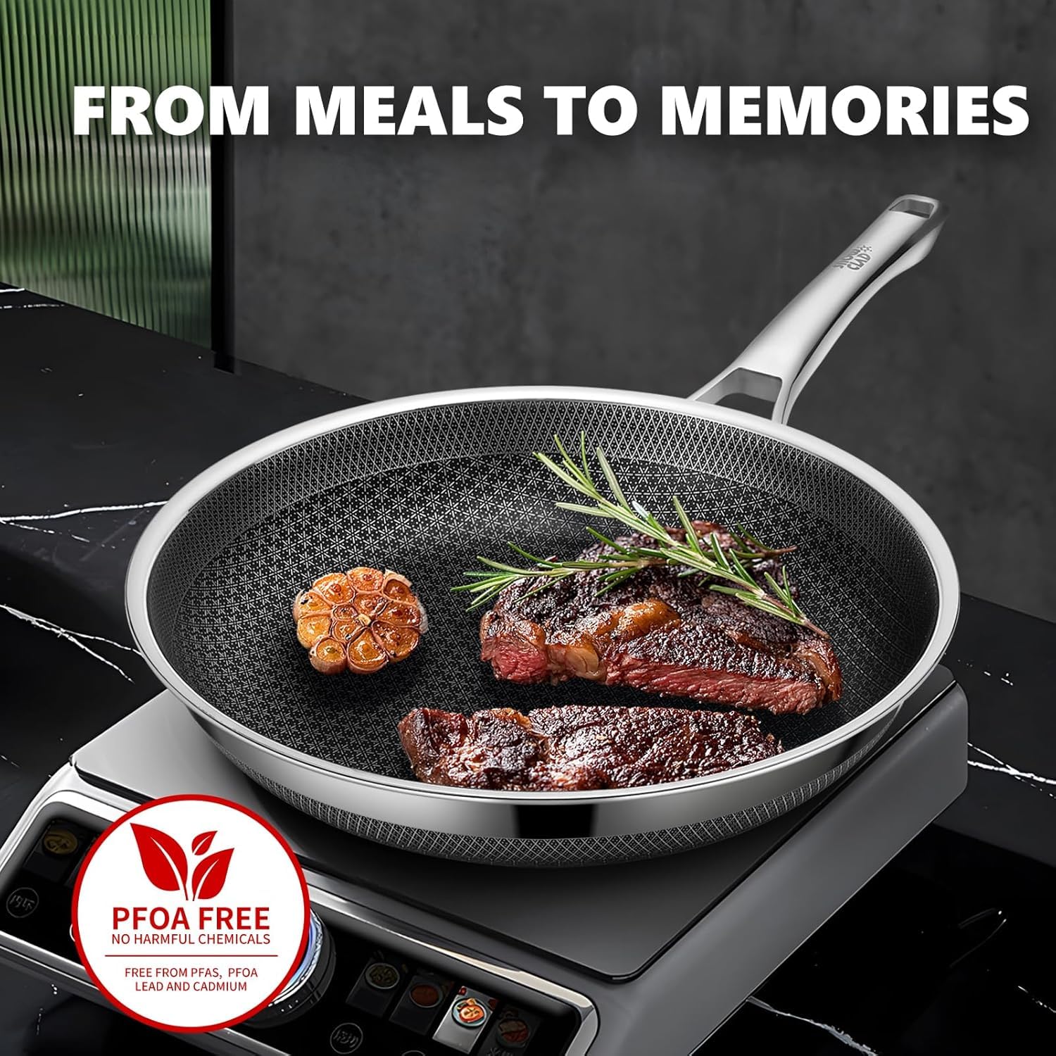 OATOFP oven-safe kitchen set for versatile use in stove and oven.