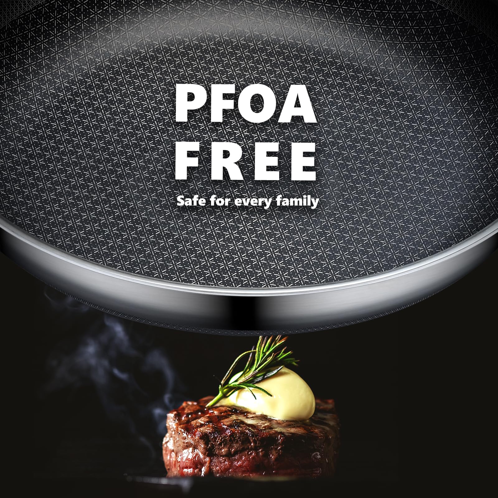 OATOFP premium stainless steel body for durability and reliable cooking results.