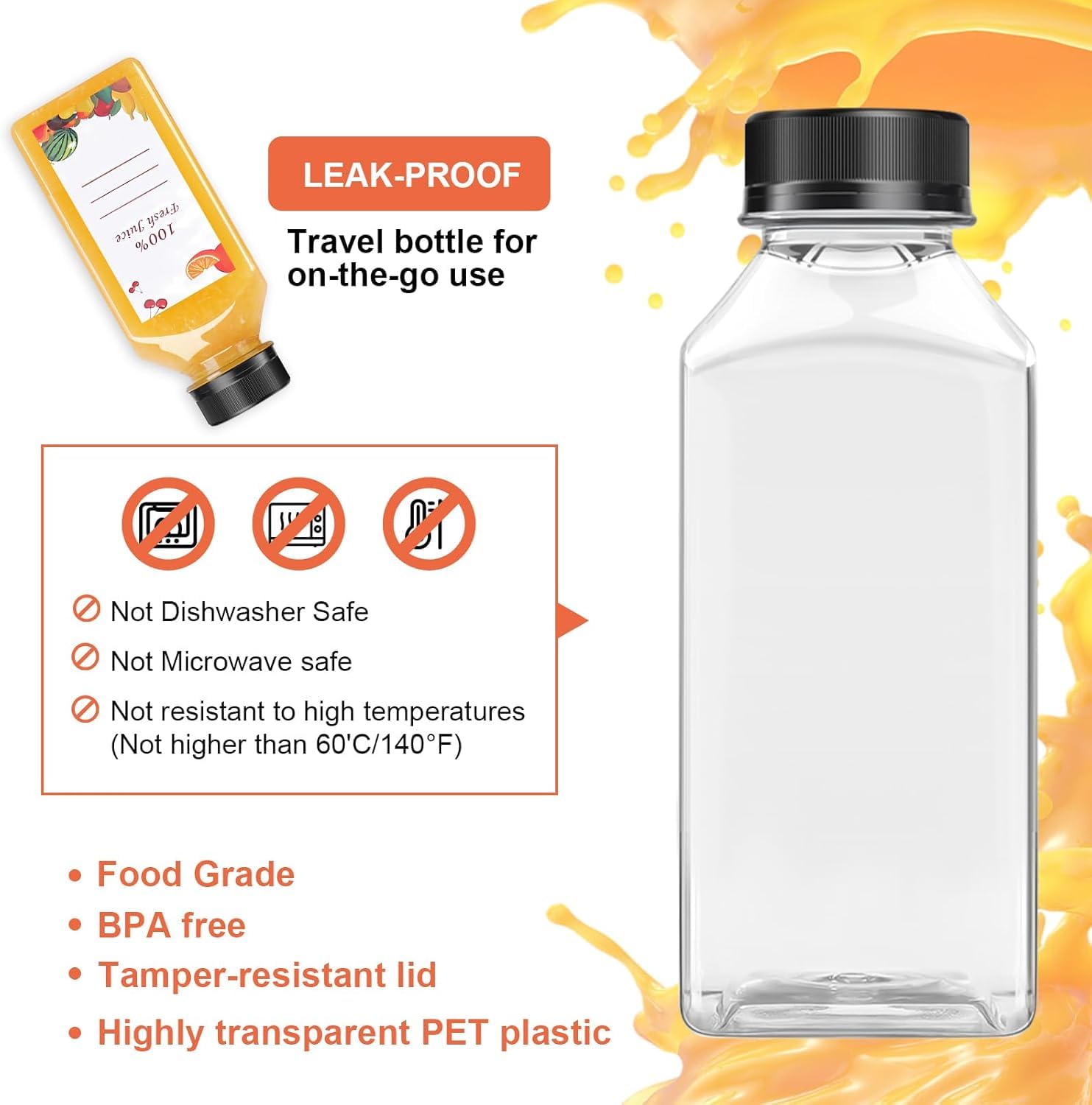 OBKJJ bottles with labels help organize beverages for events and tastings.