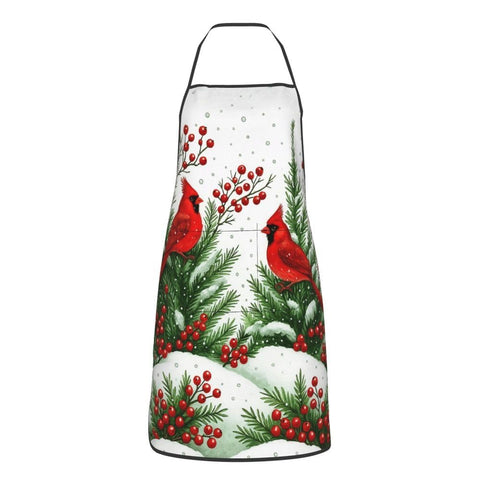 Oblivix Winter Cardinal Apron pocket detail with convenient front pockets