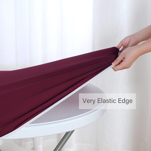 Obstal easy-care fabric shown resisting stains with quick wipe.