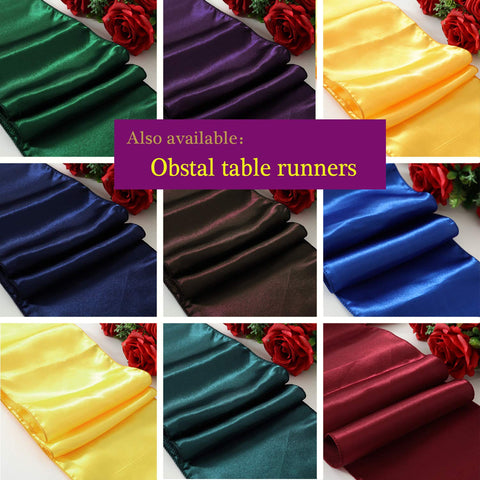 Obstal green tablecloth reduces wrinkles and keeps color vibrant