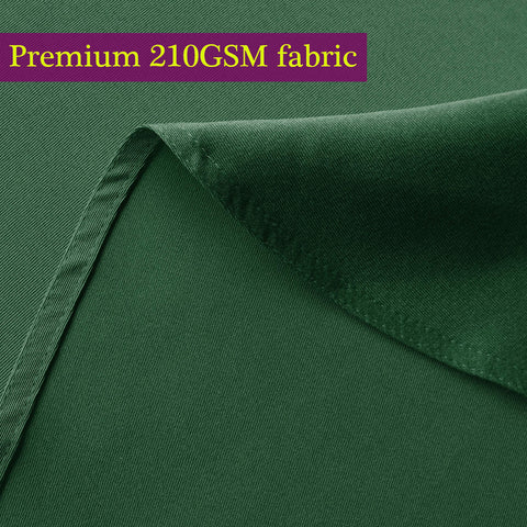 Obstal green tablecloth offers waterproof protection for outdoor party meals