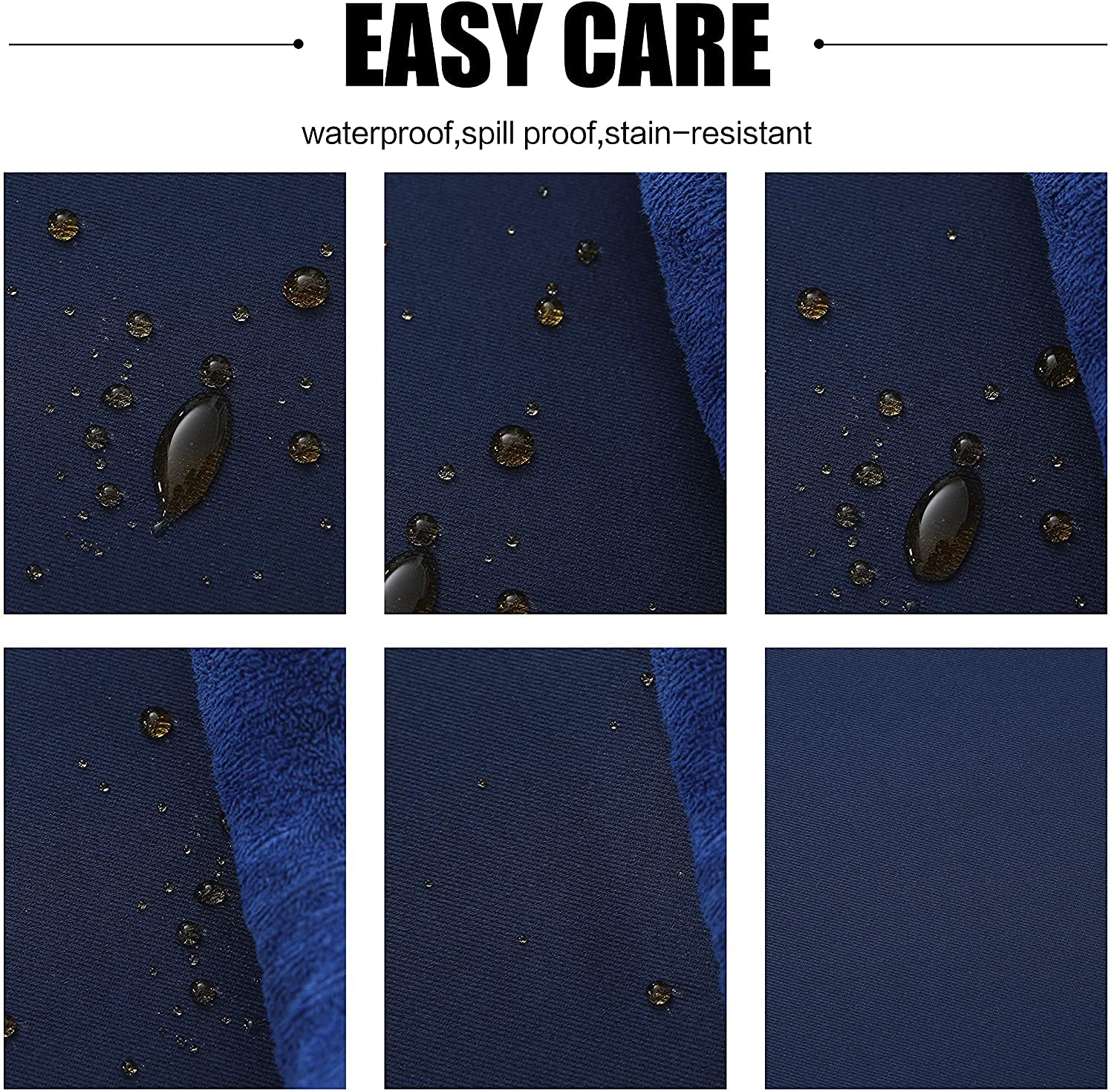 Obstal table cloth offers easy-clean convenience for quick maintenance.