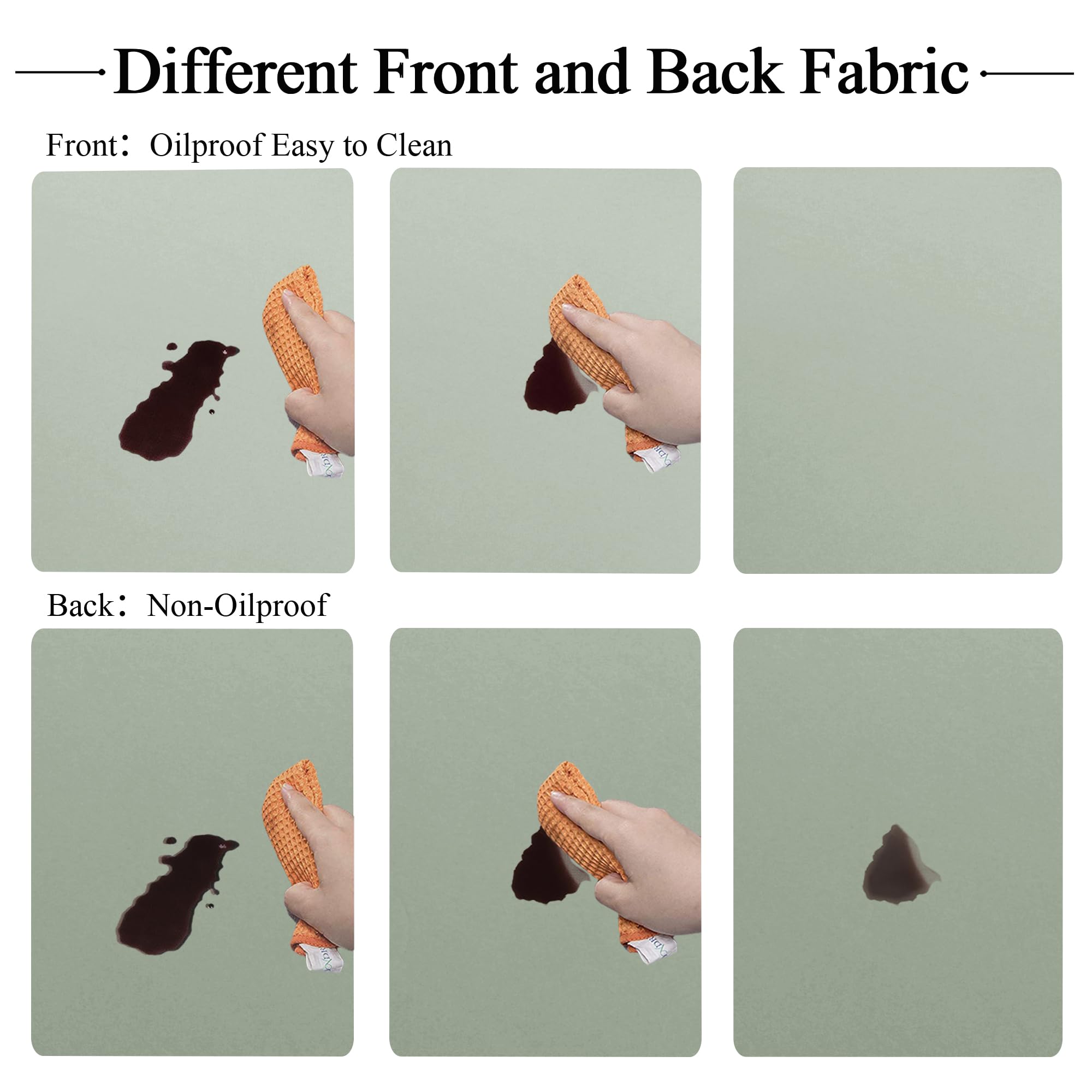 Obstal machine-washable tablecloth ready for easy care after events.