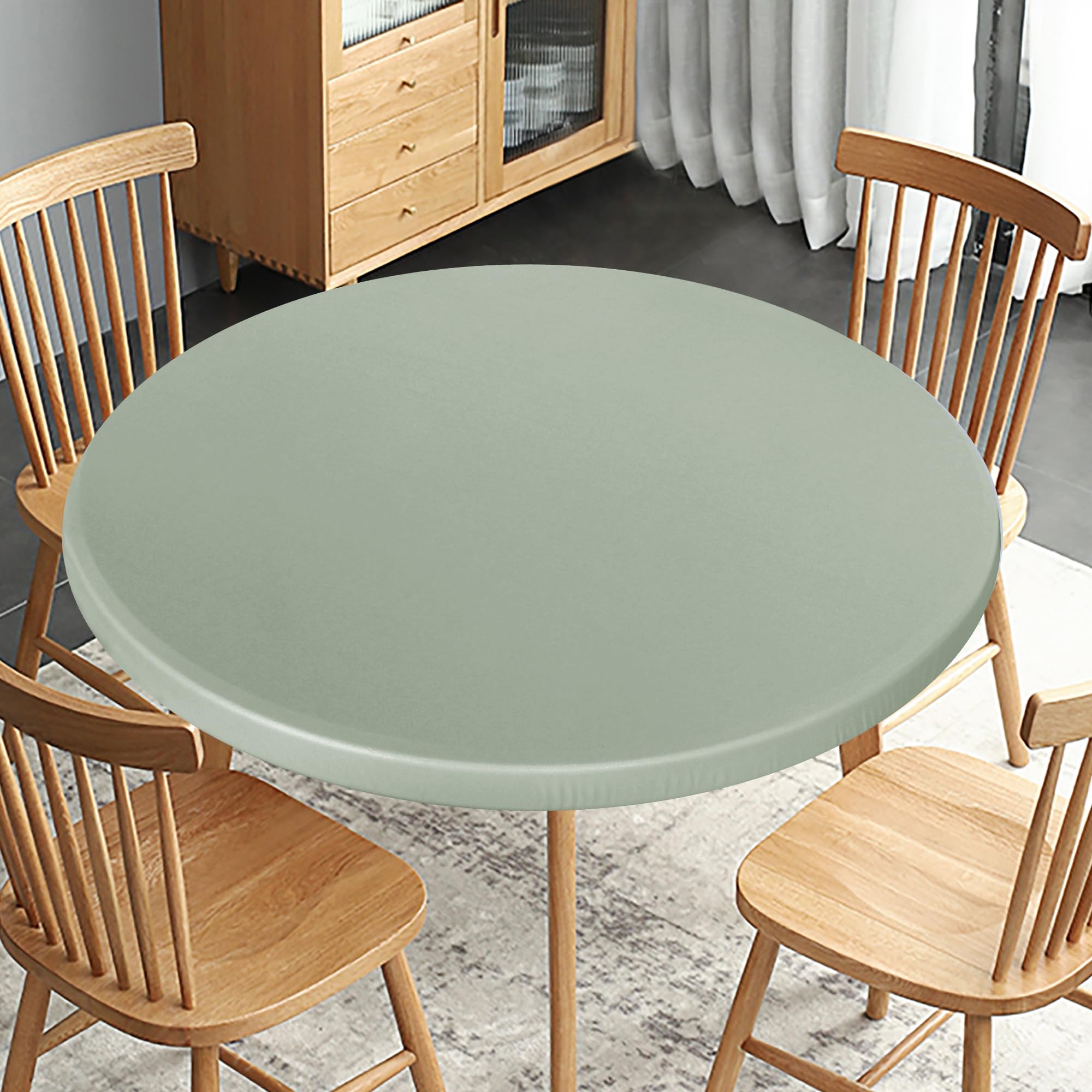Obstal size guide demonstrating fit for three round table diameters.