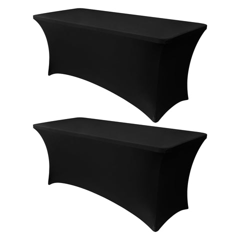 Obstal stretch tablecloth on folding table for a polished wedding look
