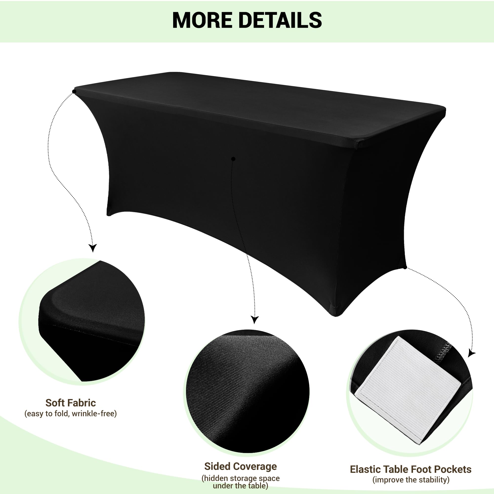 Obstal easy-care fabric is machine washable for reuse