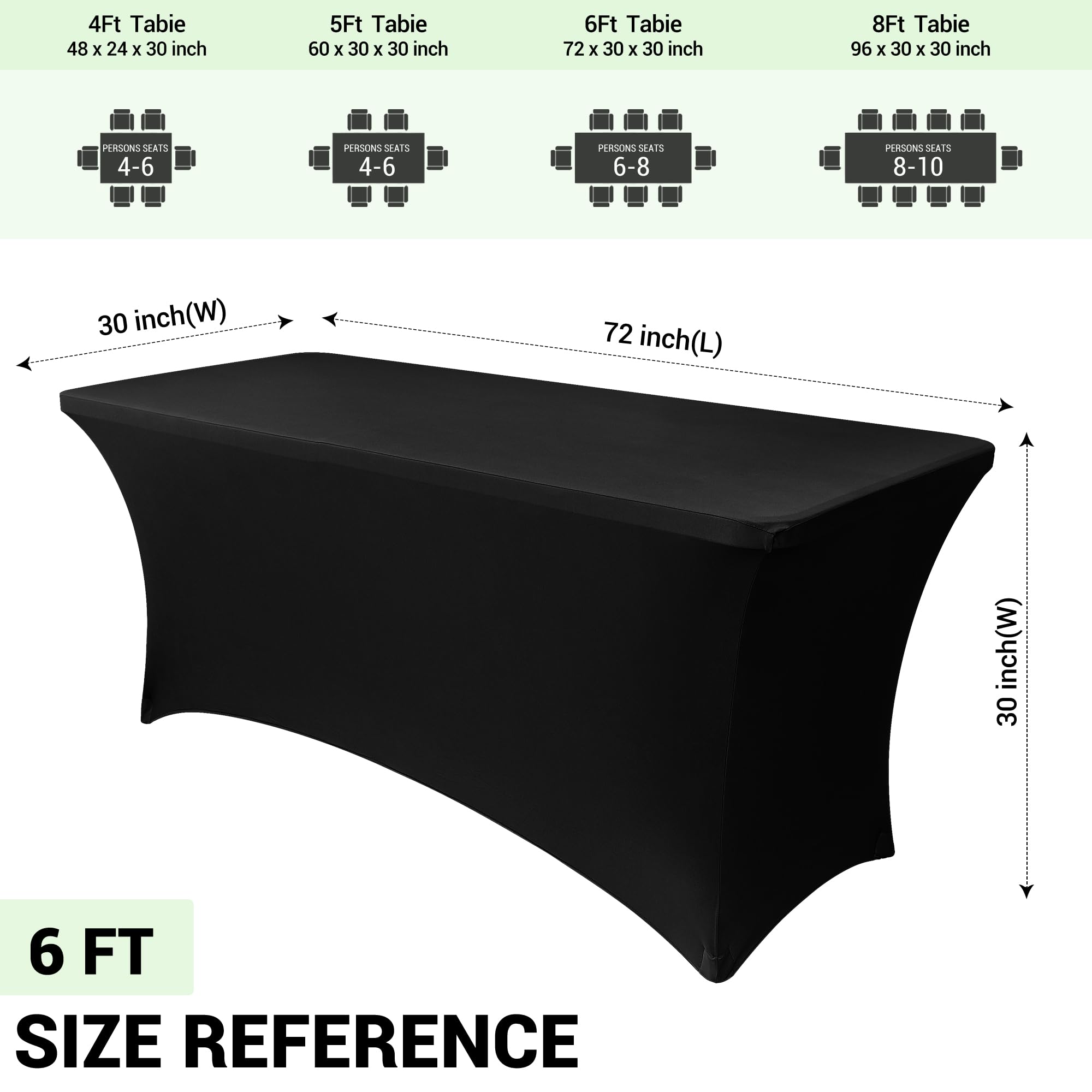 Obstal 72in black cover at trade shows enhances vendor booths