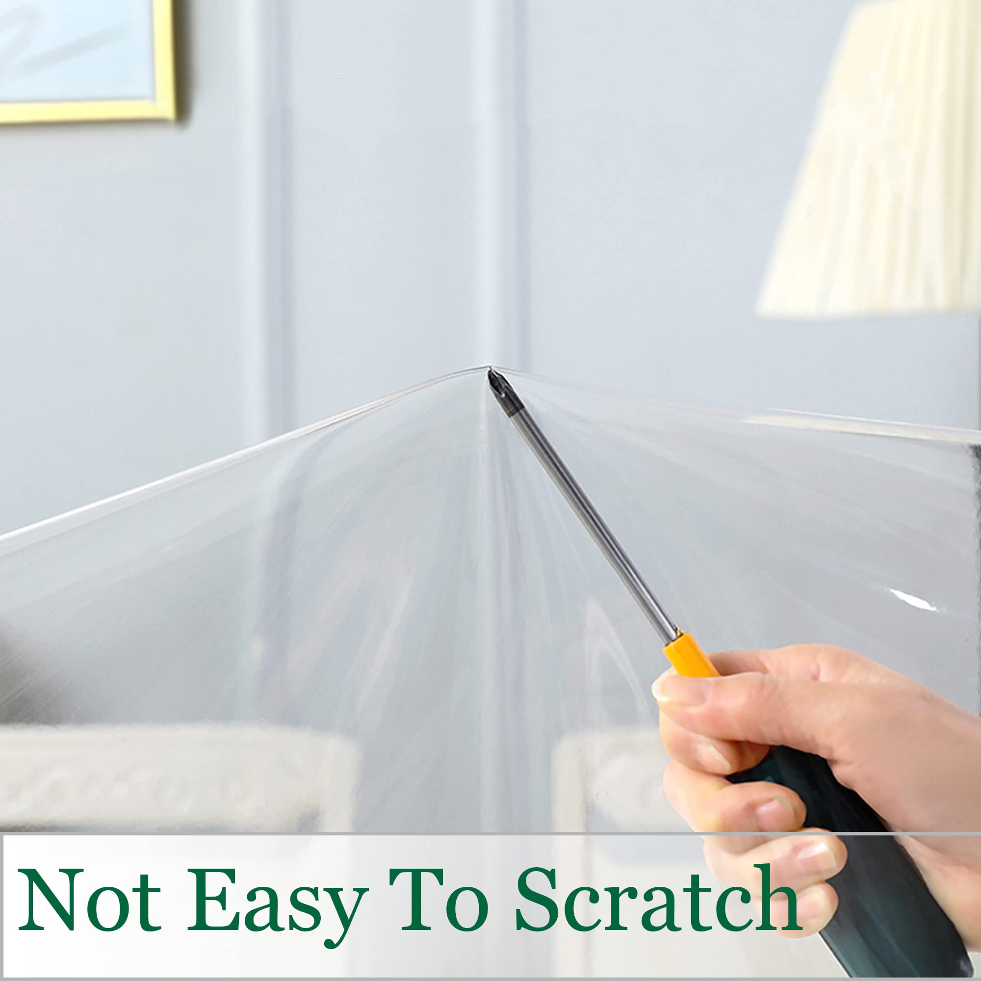 Obstal waterproof tablecloth creates a wipe-clean surface for spills