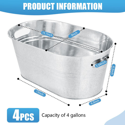 OBTANIM ice bucket set, side-by-side with handles, ready for transport
