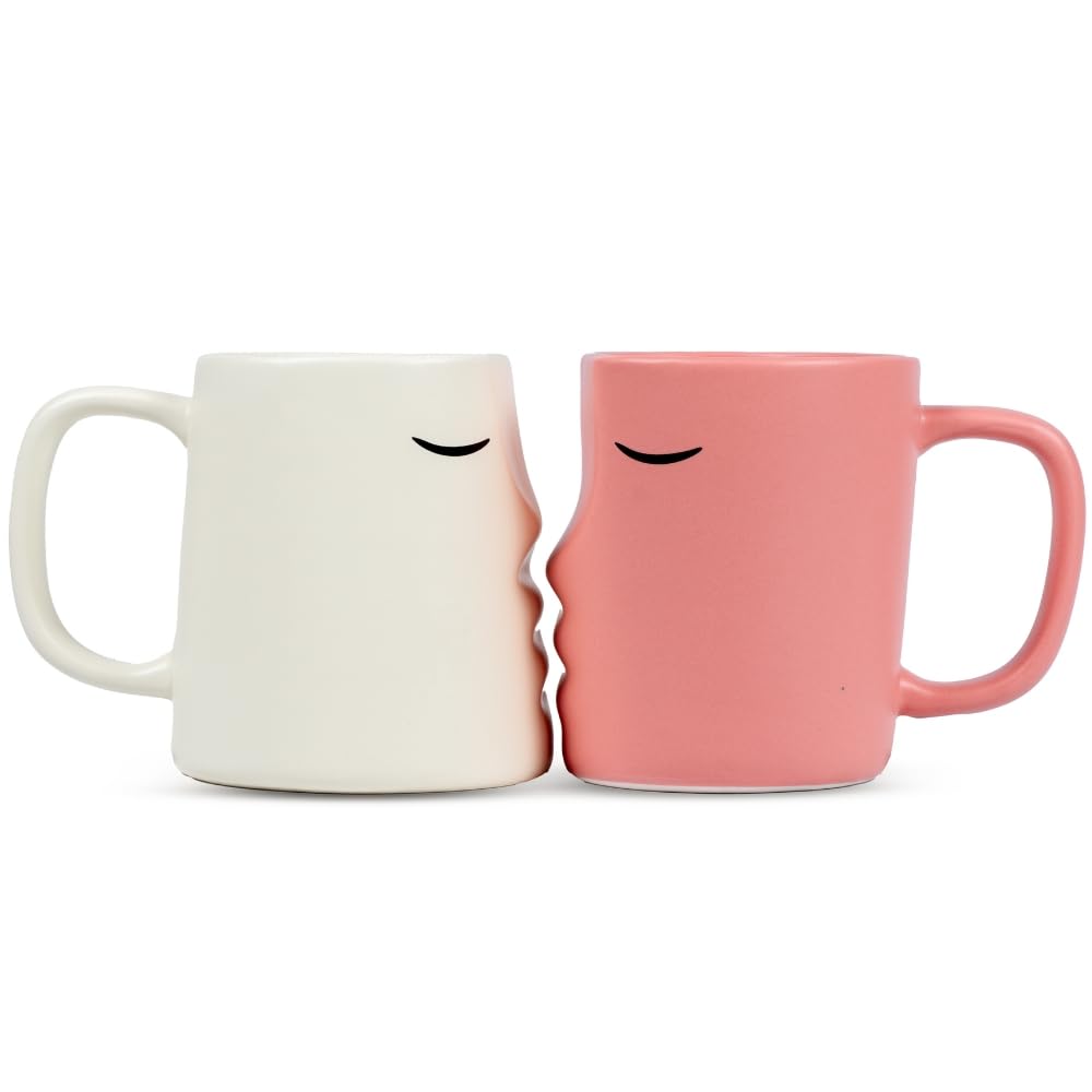 Occasionals kissing couple mug set design, a stylish daily cup for couples.