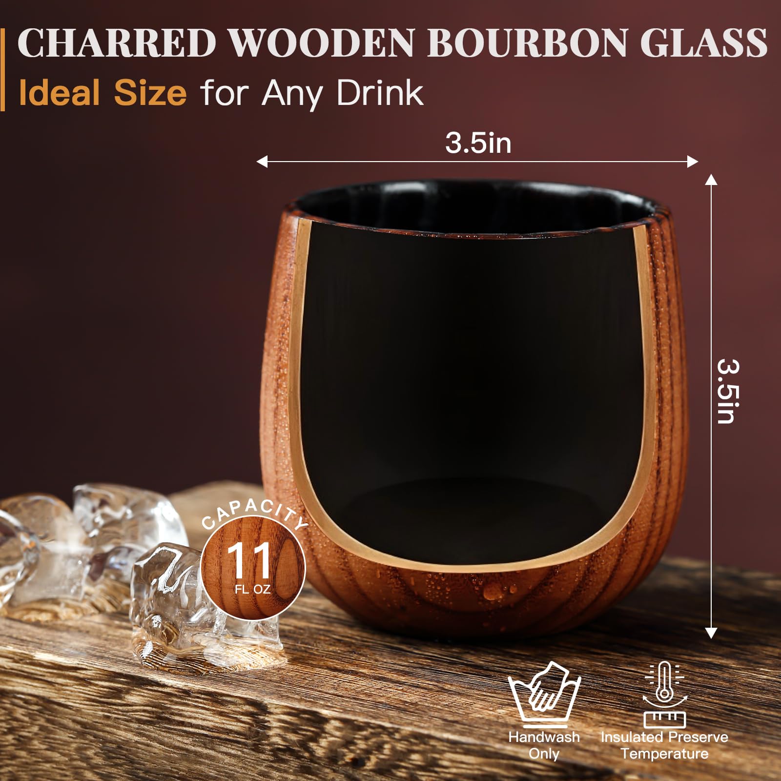 Ocelamior beeswax-finish close-up shows durable, smooth surface.