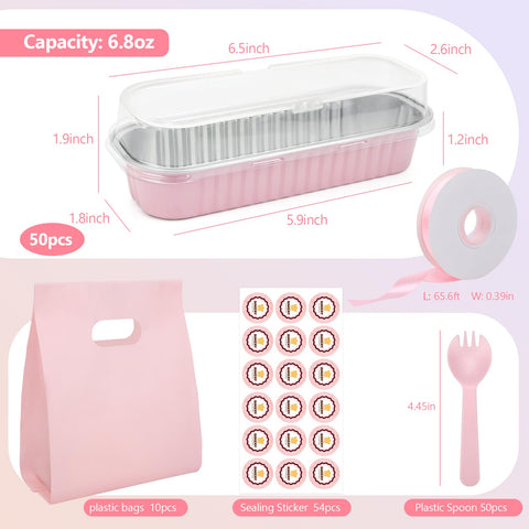 OcePor disposable aluminum pans with lids and spoons simplify takeout and gifting.