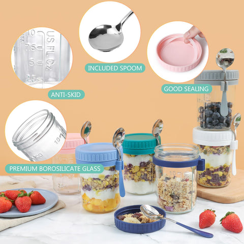 OcePor leakproof silicone seal keeps contents fresh during transport.