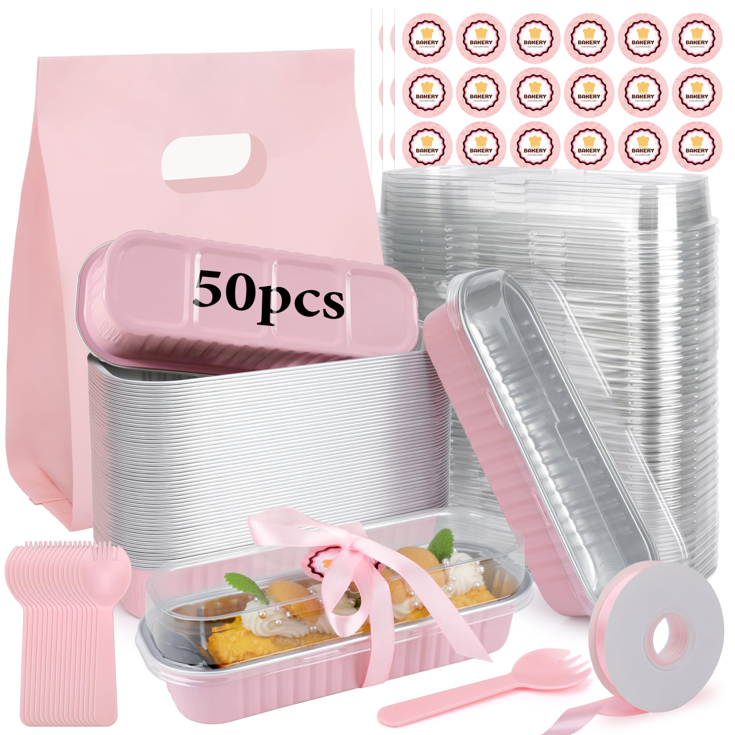 OcePor mini loaf pan with lids offers portioned servings and fridge-ready storage.