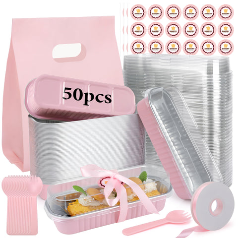 OcePor mini loaf pan with lids offers portioned servings and fridge-ready storage.