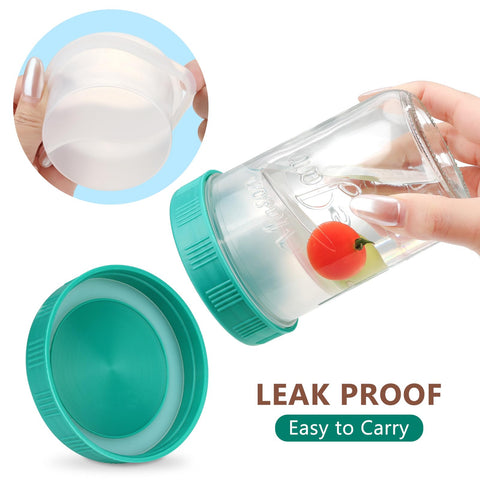 OcePor jar showing removable compartments for toppings and mix-ins.