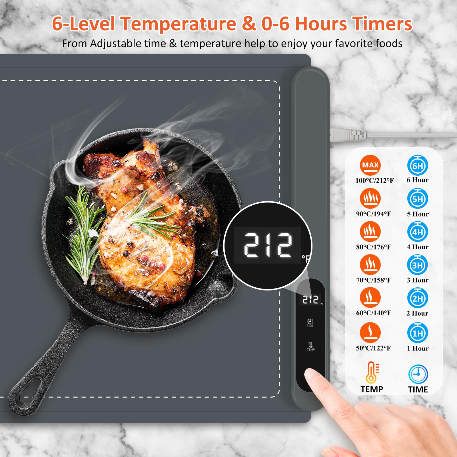 OcePor foldable warming mat stores compactly after use