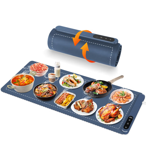 OcePor XXL warming mat in active buffet setup on a table.