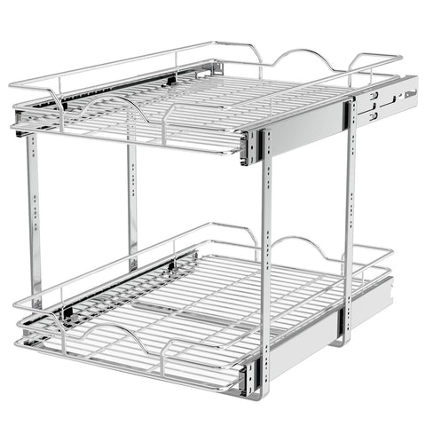 OCG 2-Tier pull-out top basket for easy access to pots and pans