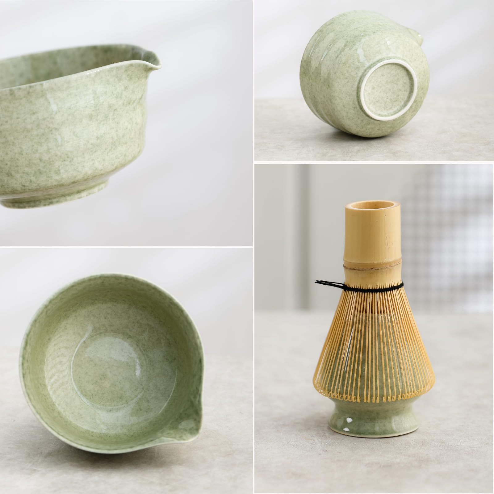 Ochcahser bamboo scoop provides precise portioning for consistent matcha ritual