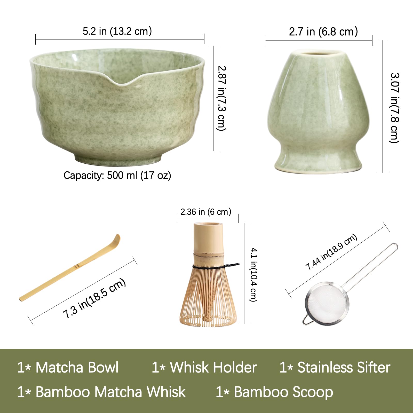 Ochcahser ceramic chawan 500 ml with spout for elegant pours and comfortable handling