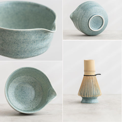 Ochcahser Matcha Kit bamboo whisk, designed for smooth froth and even mixing.