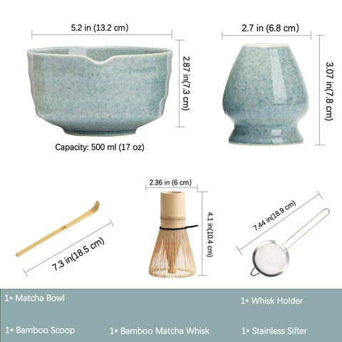 Ochcahser Matcha Kit ceramic bowl art highlights design and ritual appeal.