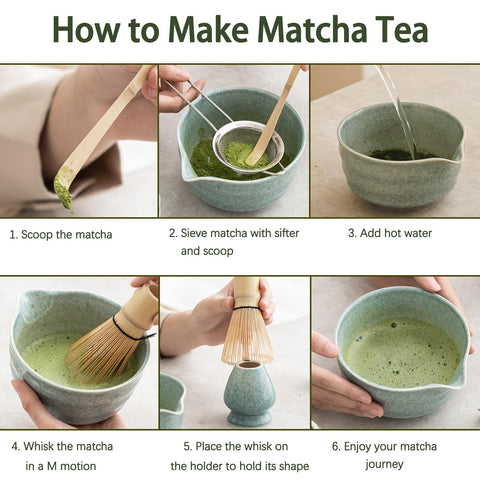 Ochcahser Matcha Kit glazed interior close-up shows easy cleaning and safe surface.