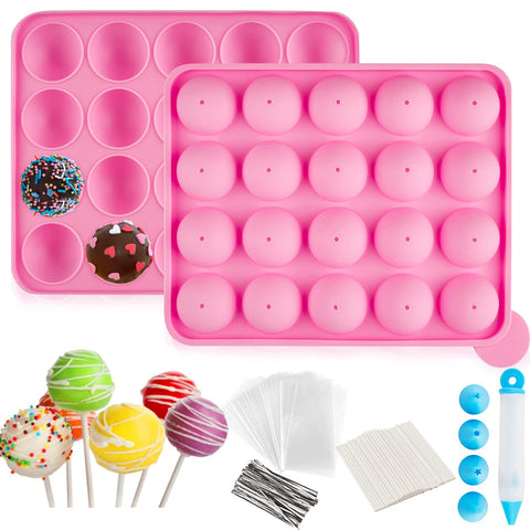 Ocmoiy cake pop mold with 20 cavities for uniform pops