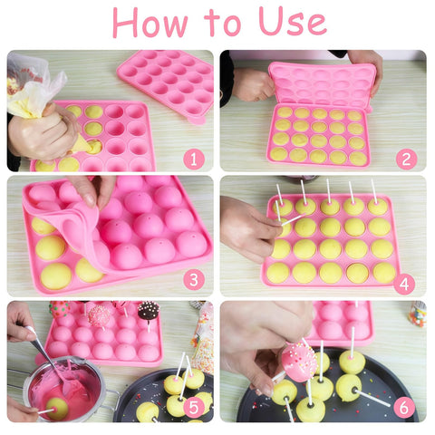 Ocmoiy silicone mold for easy release and cleanup