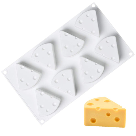 OCPO Kitchen cheese silicone mold with 8 cavities for easy mousse and cheesecake