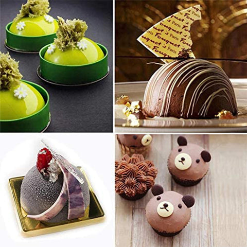 OCPO Kitchen easy-demold sphere mold for fast dessert release.