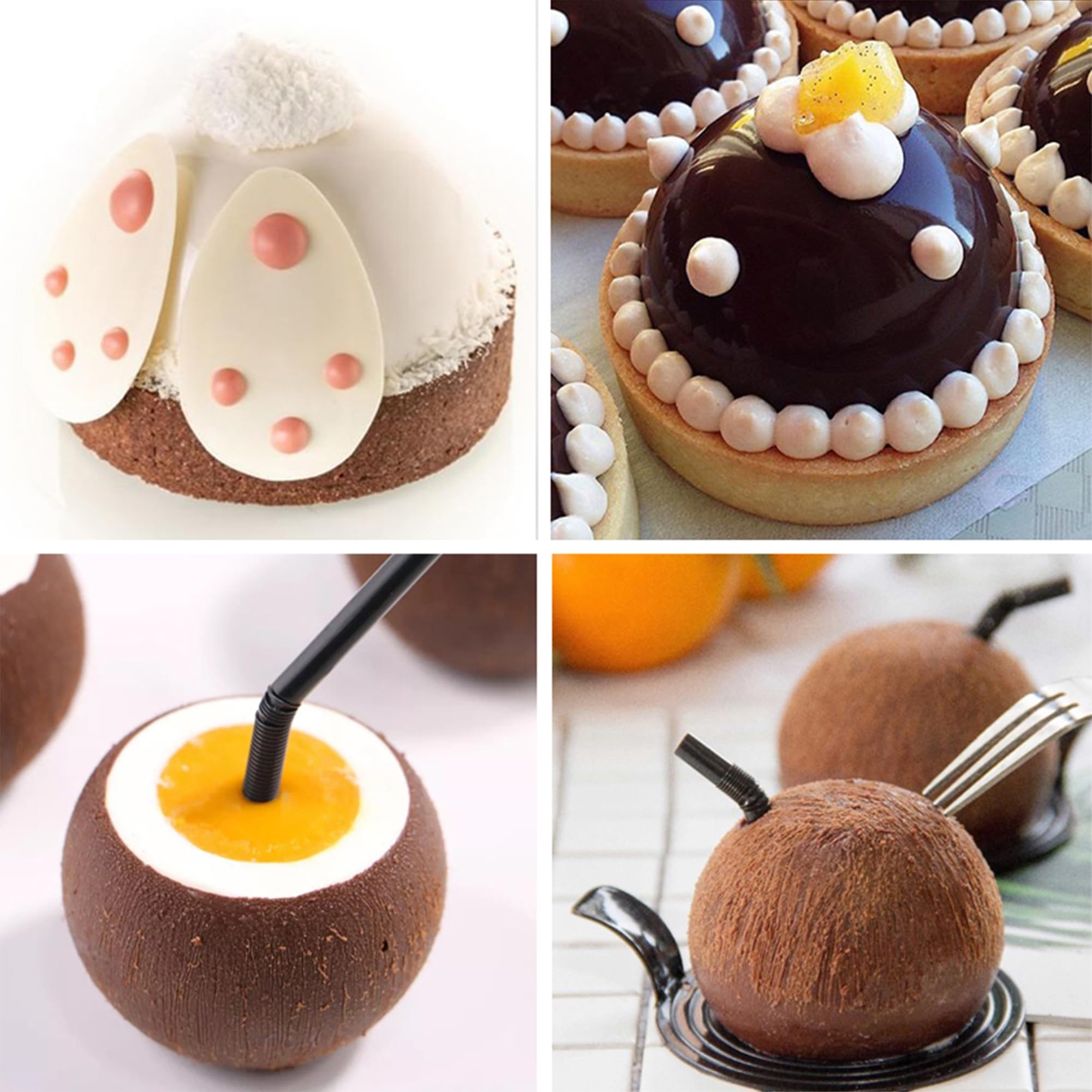 OCPO Kitchen freezer-friendly sphere mold for easy set and release.