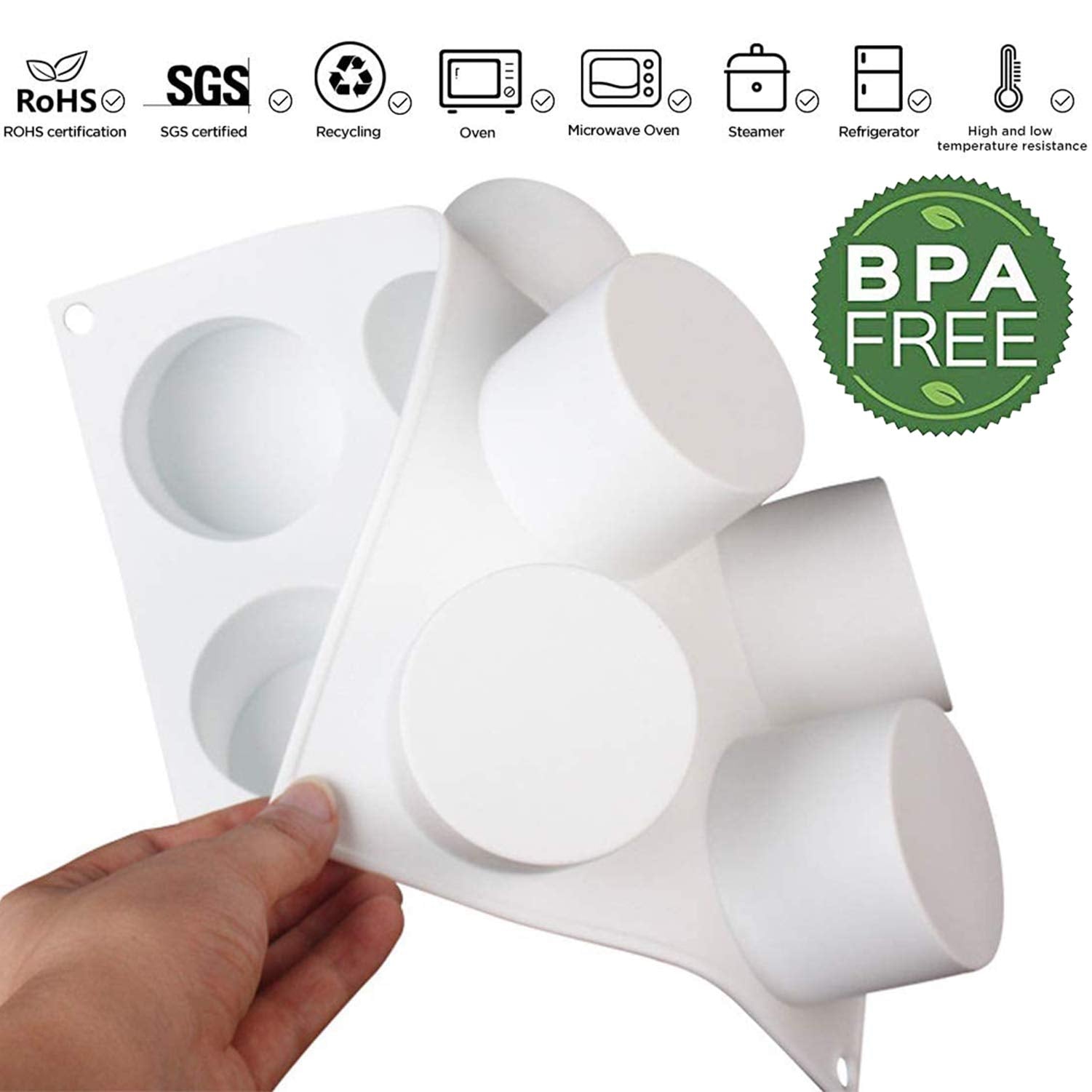 OCPO Kitchen non-stick release for simple demolding after chilling.