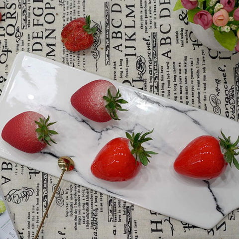 OCPO Kitchen strawberry dessert mold 8 cavities perfect for jelly and pudding