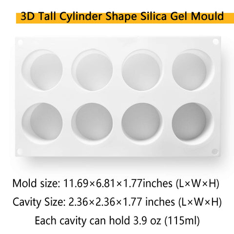 OCPO Kitchen eight-cavity mold ready for evenly portioned desserts.