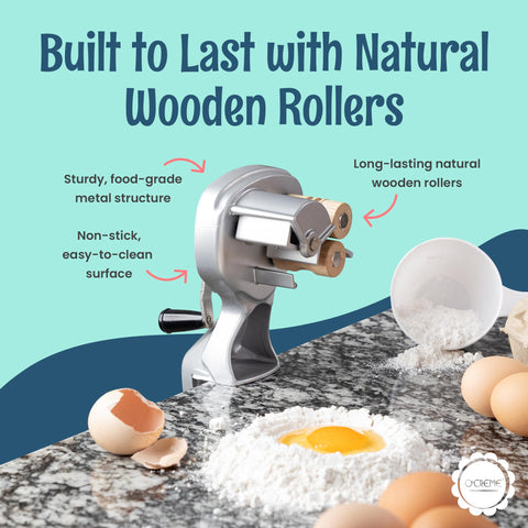 O'Creme Easy-clean design simplifies maintenance after cooking.