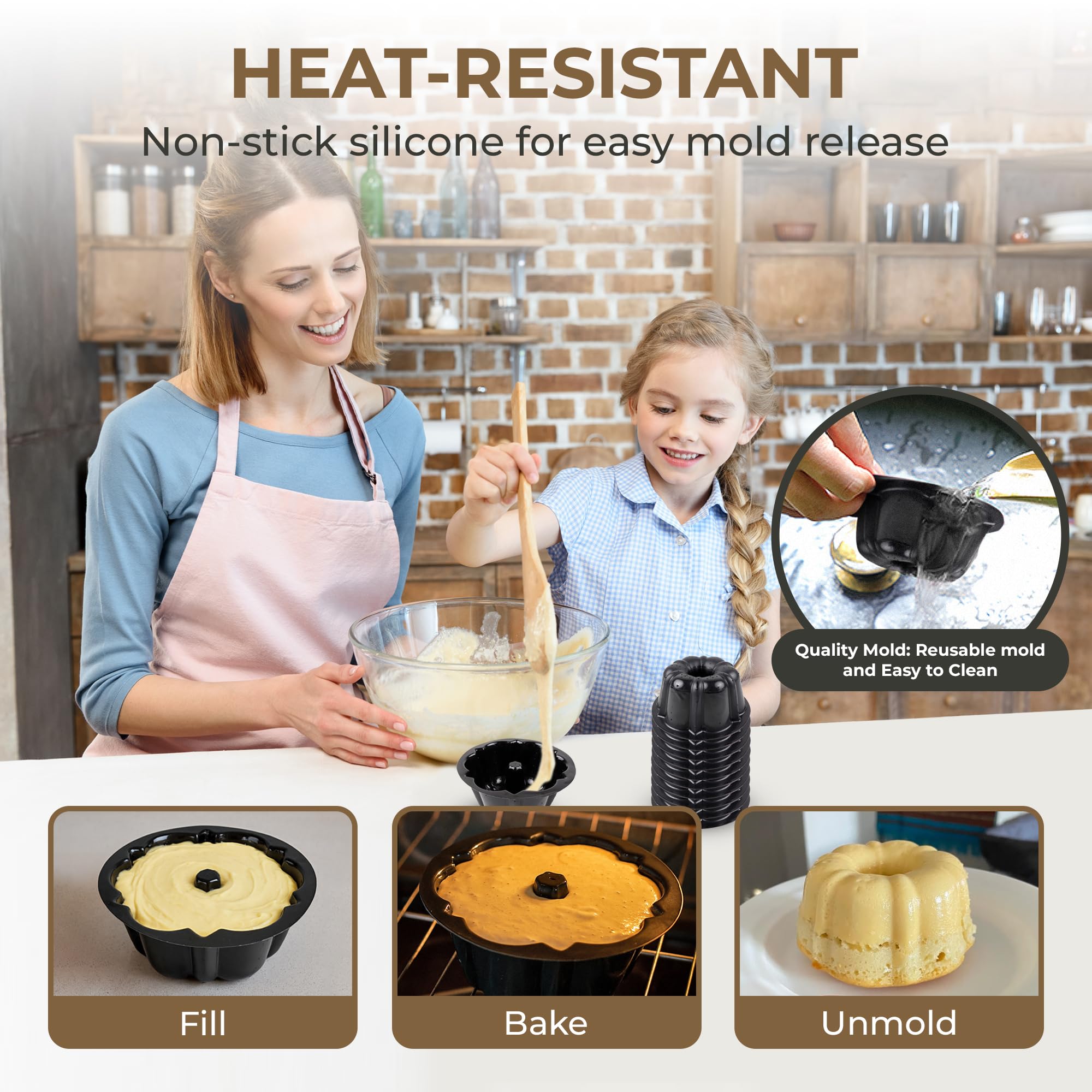 O'Creme reusable plastic baking pan pack reduces waste without sacrificing performance.