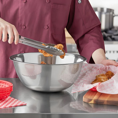 OCS Parts 8qt mixing bowls stay sturdy through busy prep.