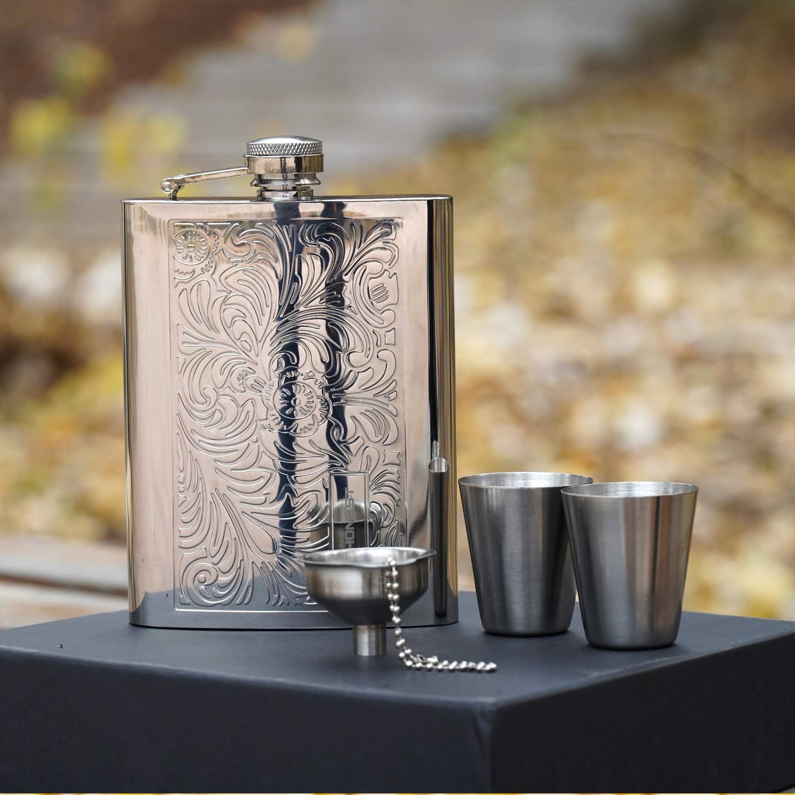 Octaville gift packaging with funnel ready for gifting