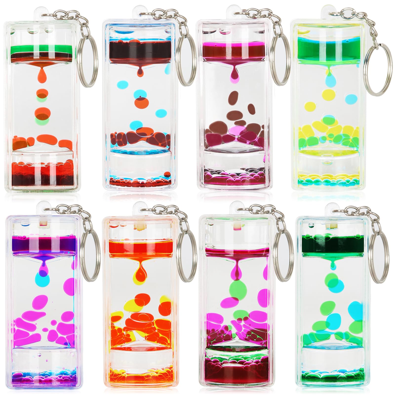 OCTTN Dynamic Liquid Timers bubbler front view for desk focus and decor.