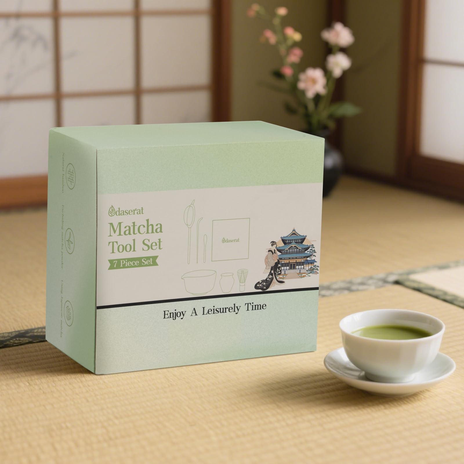 Odaserat Matcha Lovers White set ideal for gifting and daily rituals.