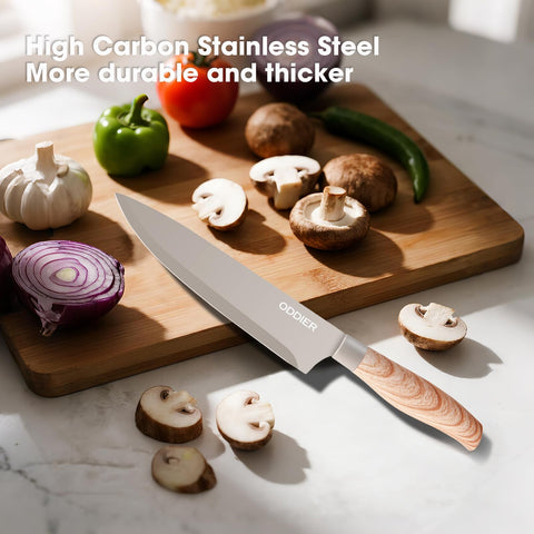 ODDIER 7-inch Santoku Knife for versatile slicing and dicing