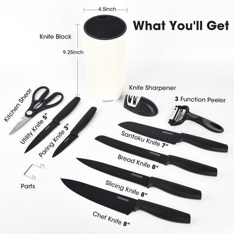 ODDIER 8-inch chef knife blade for precise slicing